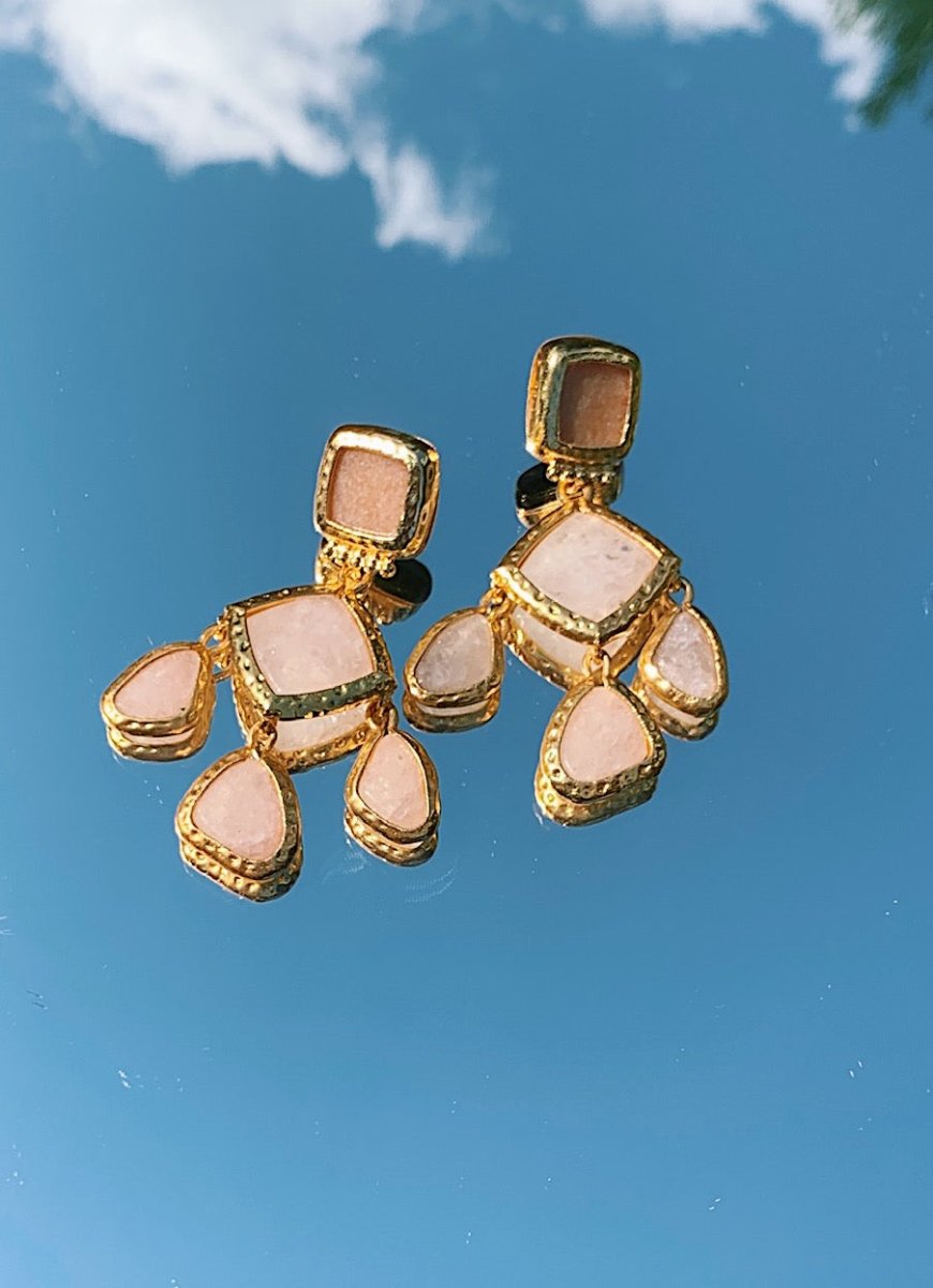 Sea Glass Statement Earring by Llani