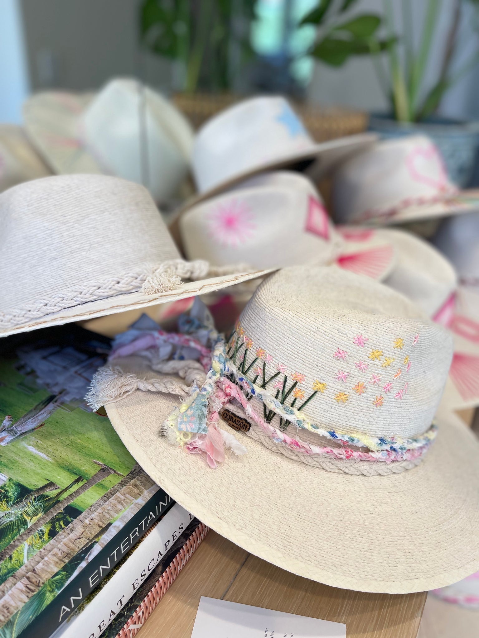 Stella Palm Straw Hat | Exclusive Handmade Hat by Corazon Playero